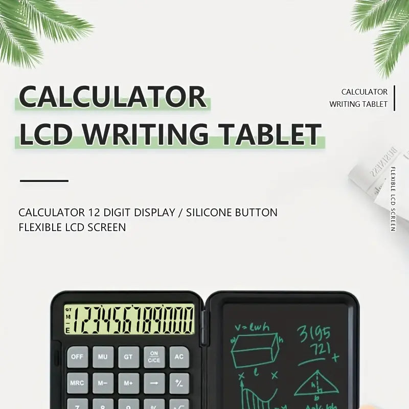 LCD Writing Calculator with Notepad - Perfect for Students & Professionals